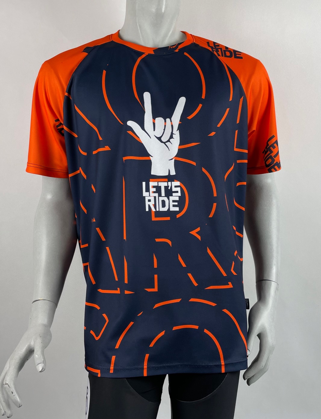 Enduro t-shirt MTB LET'S RIDE bild 1
