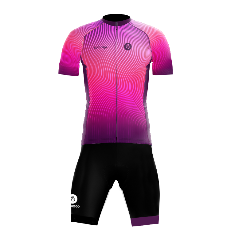 Fahrradbekleidung PINK FLOW bild 1