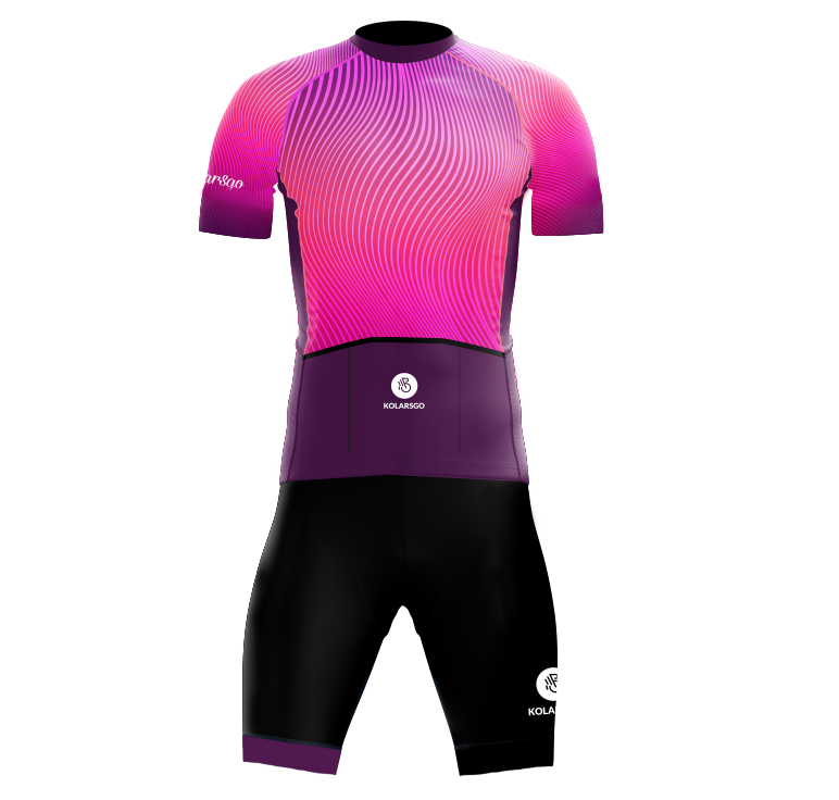 Fahrradbekleidung PINK FLOW bild 2